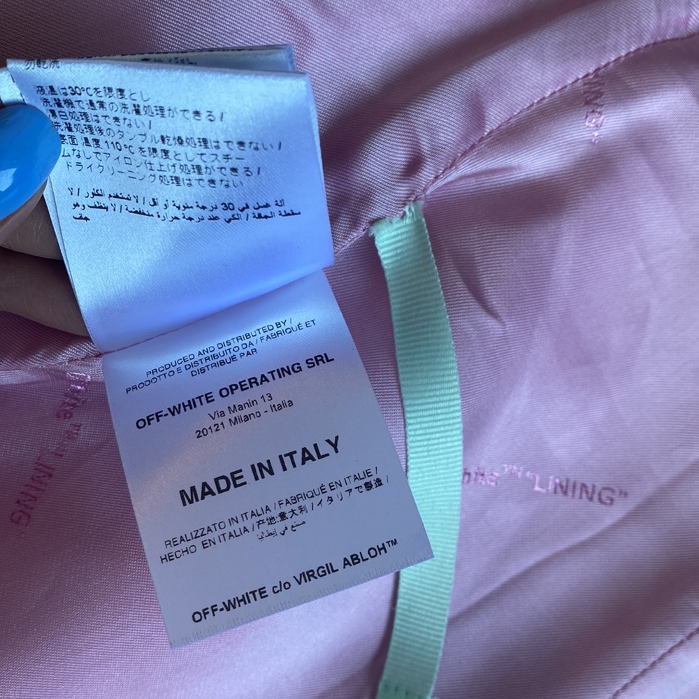 Off-White Mini “Skirt” in “Pink” - Size 42 NWOT - Picture 7 of 13